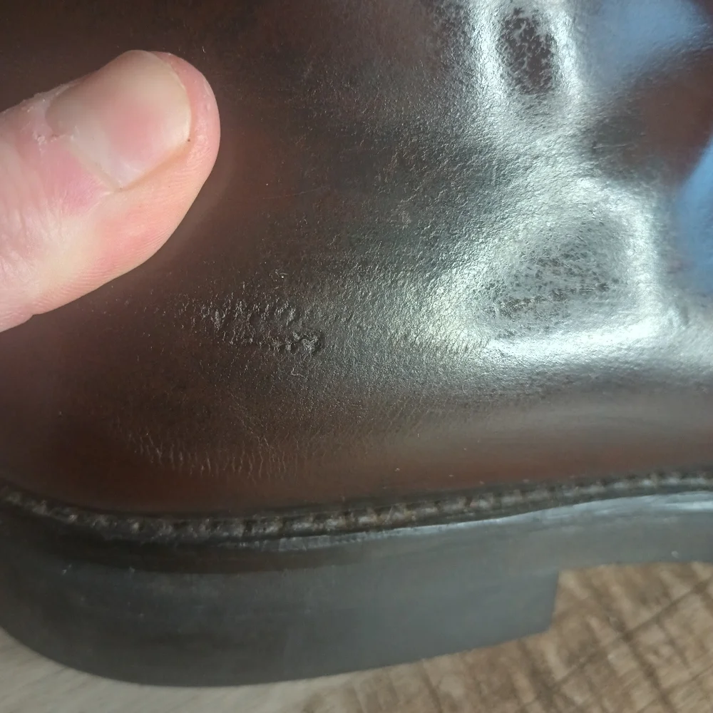 Vintage Chippewa Mens Oxford Boots 9D  Brown Oiled Leather Vibram Academia - Picture 6 of 15